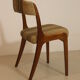 Paire de  chaises gondole Baumann année 60 restaurées.
