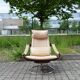 Ake fribytter for nelo sweden swivel leather lounge chair
