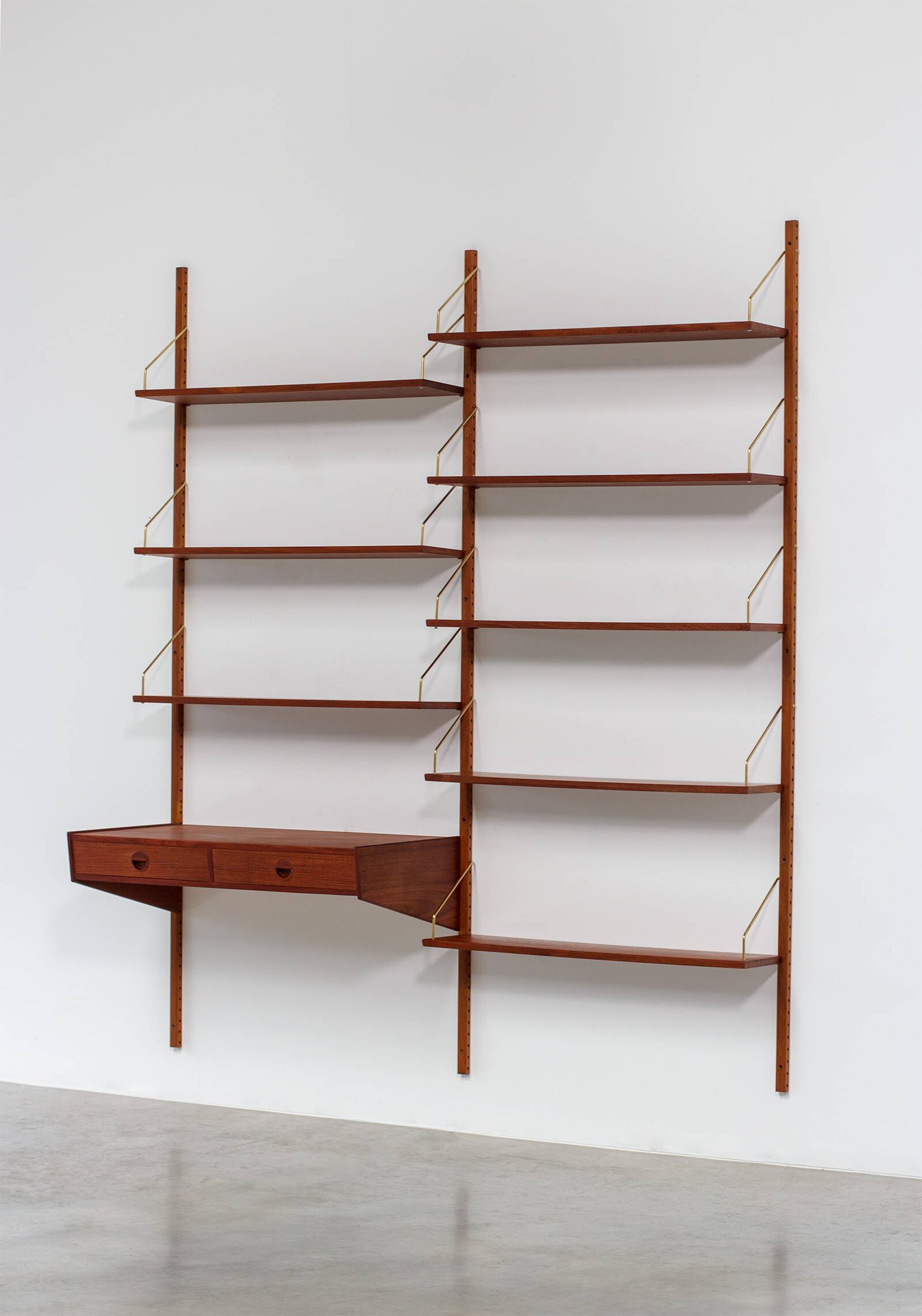 Hansen & Guldborg wall unit for HG Møbler 1960 Denmark