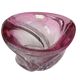 Vase Wave Val-Saint-Lambert rubis sommerso design Delvenne 1950