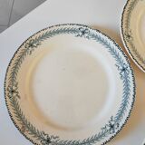 3 plates iron earth Chinon