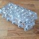 Vintage wall light, old textured glass light fixture, reading light