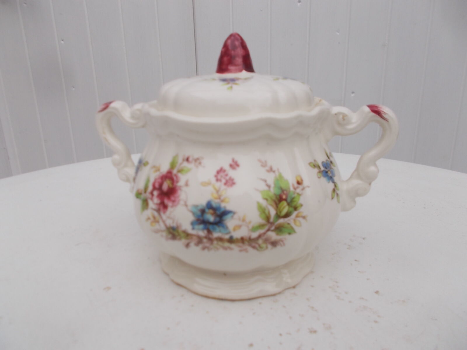 Sugar bowl Sarreguemines