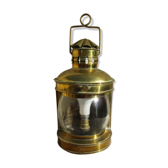 Brass boat tempete lamp