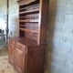 Two-body fruitwood dresser in provincial style, 18th century.