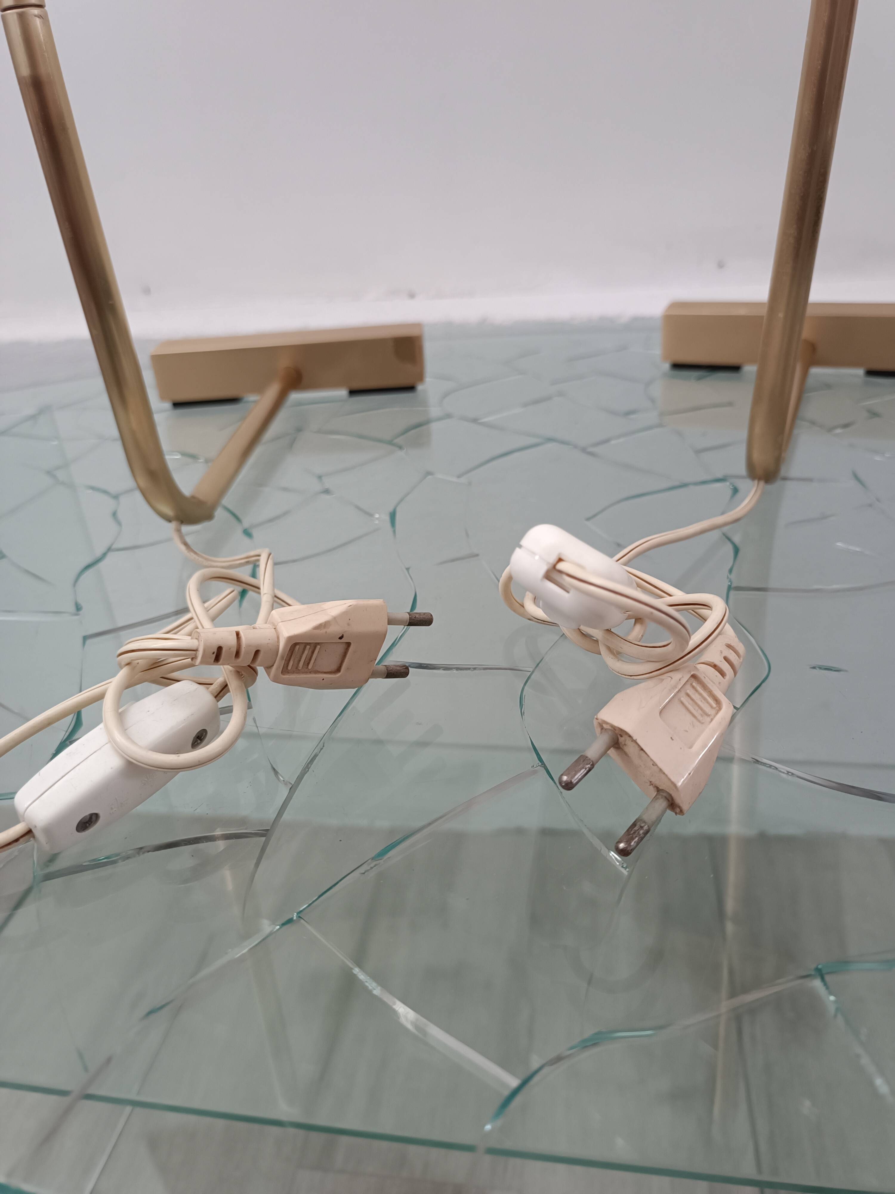 Paire de lampes contrepoids par Cedric Hartman 1960