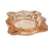 Cendrier en verre rose