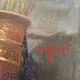 HST painting "Diana at the bath" Nude back signed early twentieth century