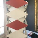 Scandinavian hanging lamp Preben Dahl red and white