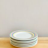 Lot of 6 Italian dessert plates 20cm