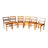 Suite de 6 chaises de René Gabriel