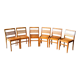Suite de 6 chaises de René Gabriel