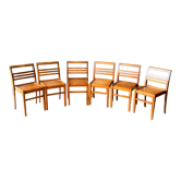 Suite de 6 chaises de René Gabriel