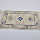 Oushak Handknotted Floor Vintage Rug sku 3450