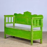 Banc ancien en pin, années 1920