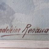 Watercolor by Madeleine Renaud