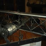 Biplane metal plane