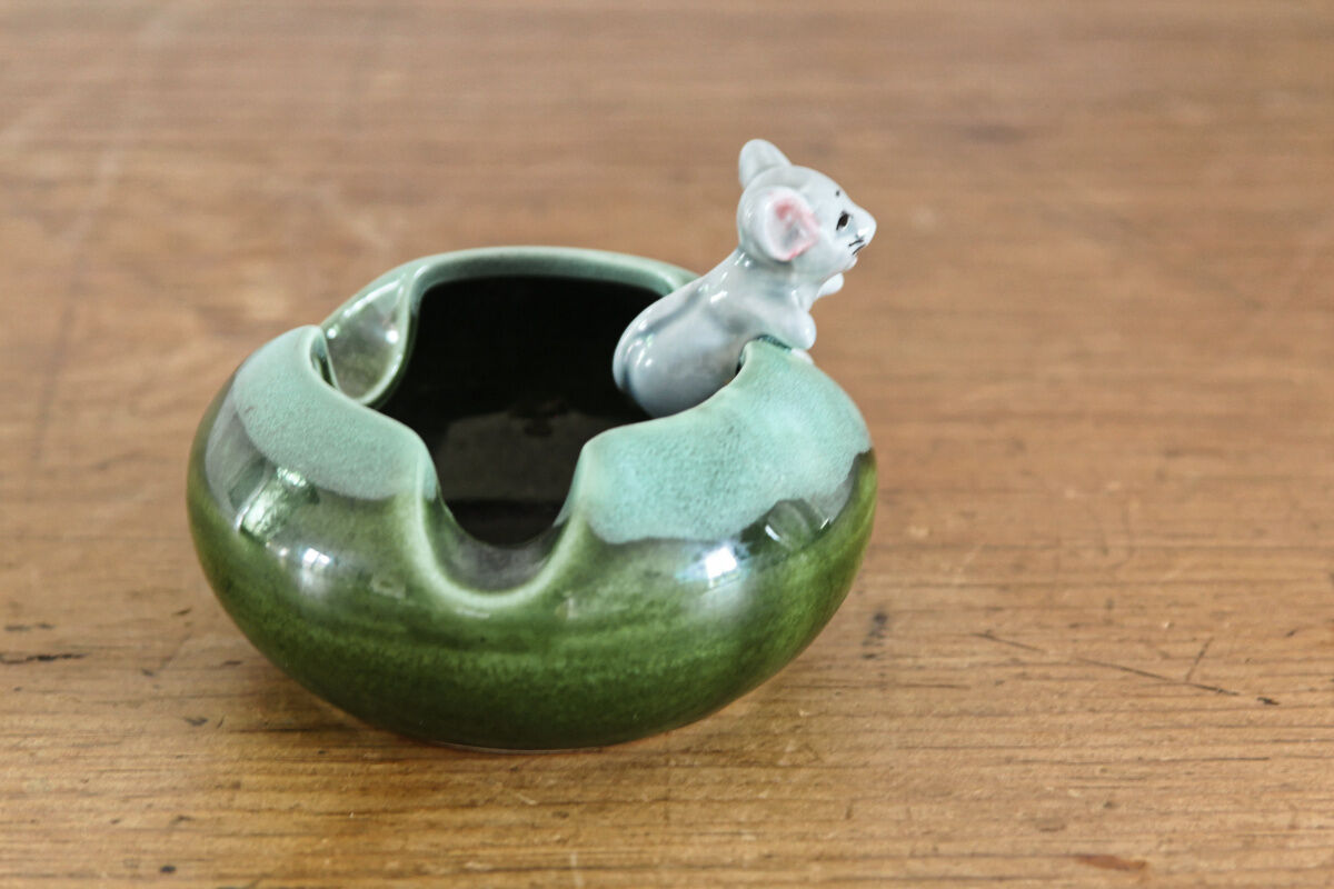 Vintage mouse ashtray