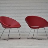 2000's, Danish design by Hee Welling for Nielaus Møbler, pair of lounge chairs model "Cone".