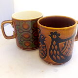 Seventies English Cup Duo