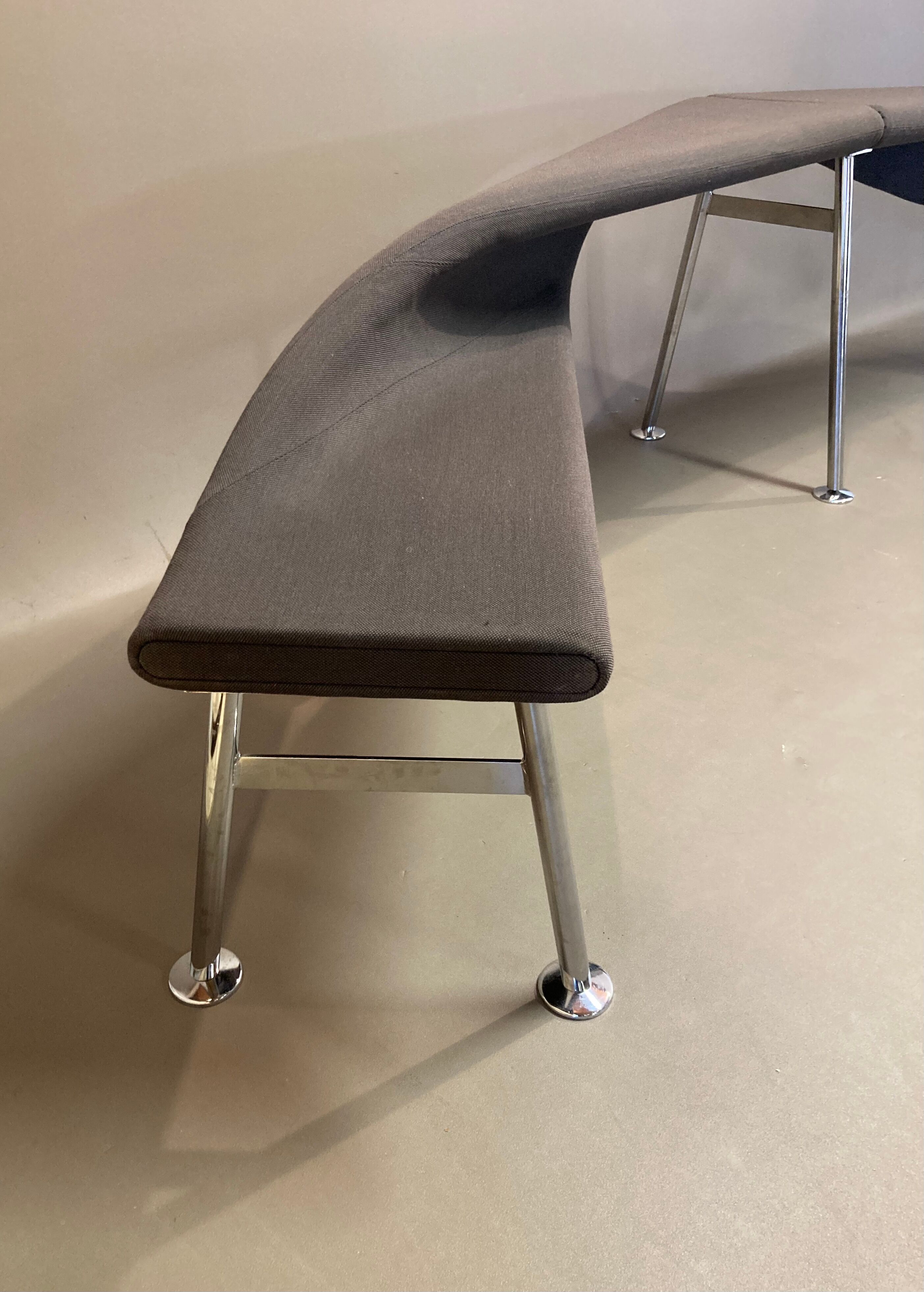 Large bench size 340 cm Scandinavian design.