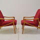 Pair of Mid-century Armchairs Designed by Jiri Jiroutek,1960's.