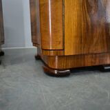 1940s pair of Art Deco bedside tables, Czechoslovakia