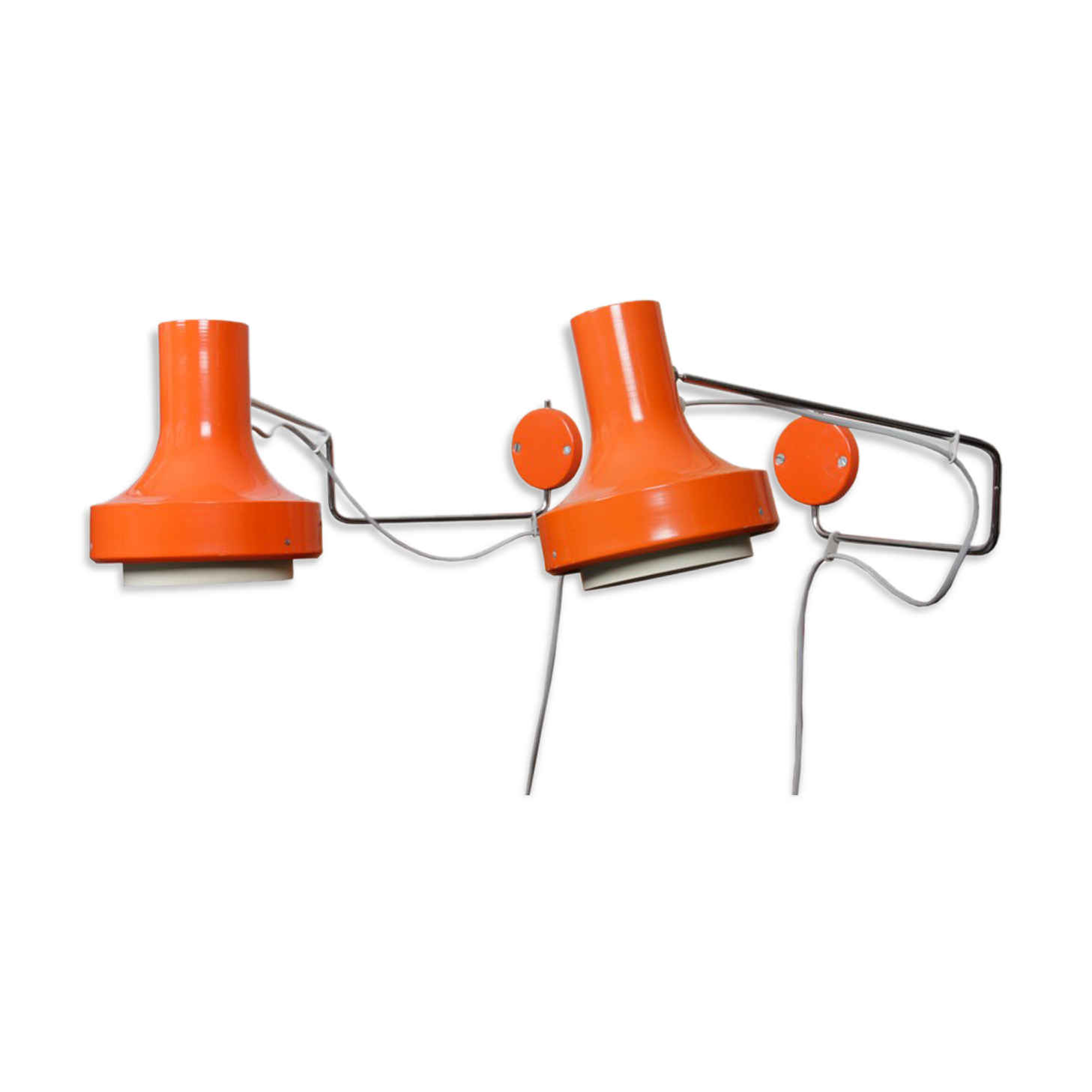 Pair of wall light by Josef Hurka for Napako, 1970