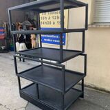 Designer metal shelf bookcase