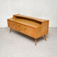 Meuble bas pieds compas 1960