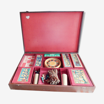 Coffret de jeux réunis de 1900