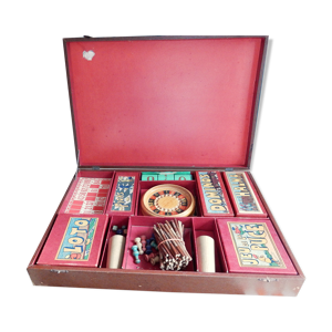 Coffret de jeux réunis de 1900