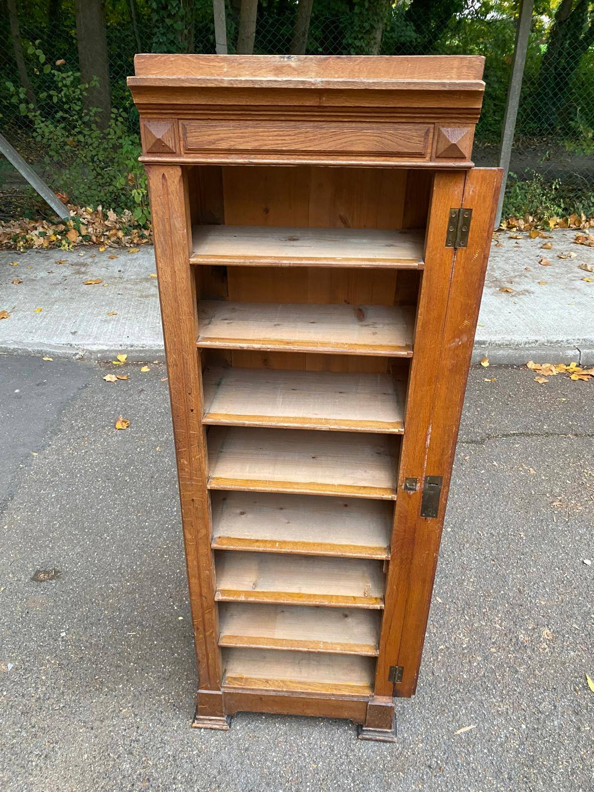 20th century oak notary's folder