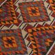 3x10 Red & Blue Kilim Runner Rug, 82x295Cm