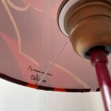 Oblivion lampshade H38 D20 - vintage 70's fabric