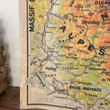 Map of the Alps