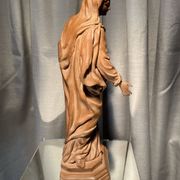Virgin and child after jean dubois in resin louvre museum