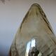Murano glass "egg" lamp amber golden 60 70 years