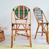 Rattan bistro chairs