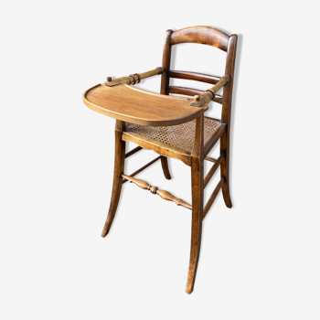 Vintage baby high chair 1900