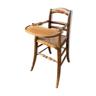 Vintage baby high chair 1900