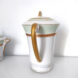Coffee maker, milk jug and sugar jar porcelain JL&Cie Limoges