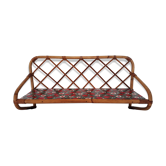 Wall rattan wicker vintage shelf  60s/70s