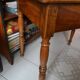 Early 20th century office writing desk louis Philippe solid walnut