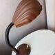 Vintage desk lamp in 1970s brown metal shell