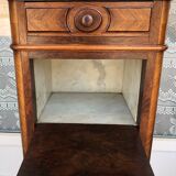 Bedside above marble with a niche and 4 drawers