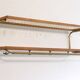 Shelf, vintage Scandinavian coat rack 1960