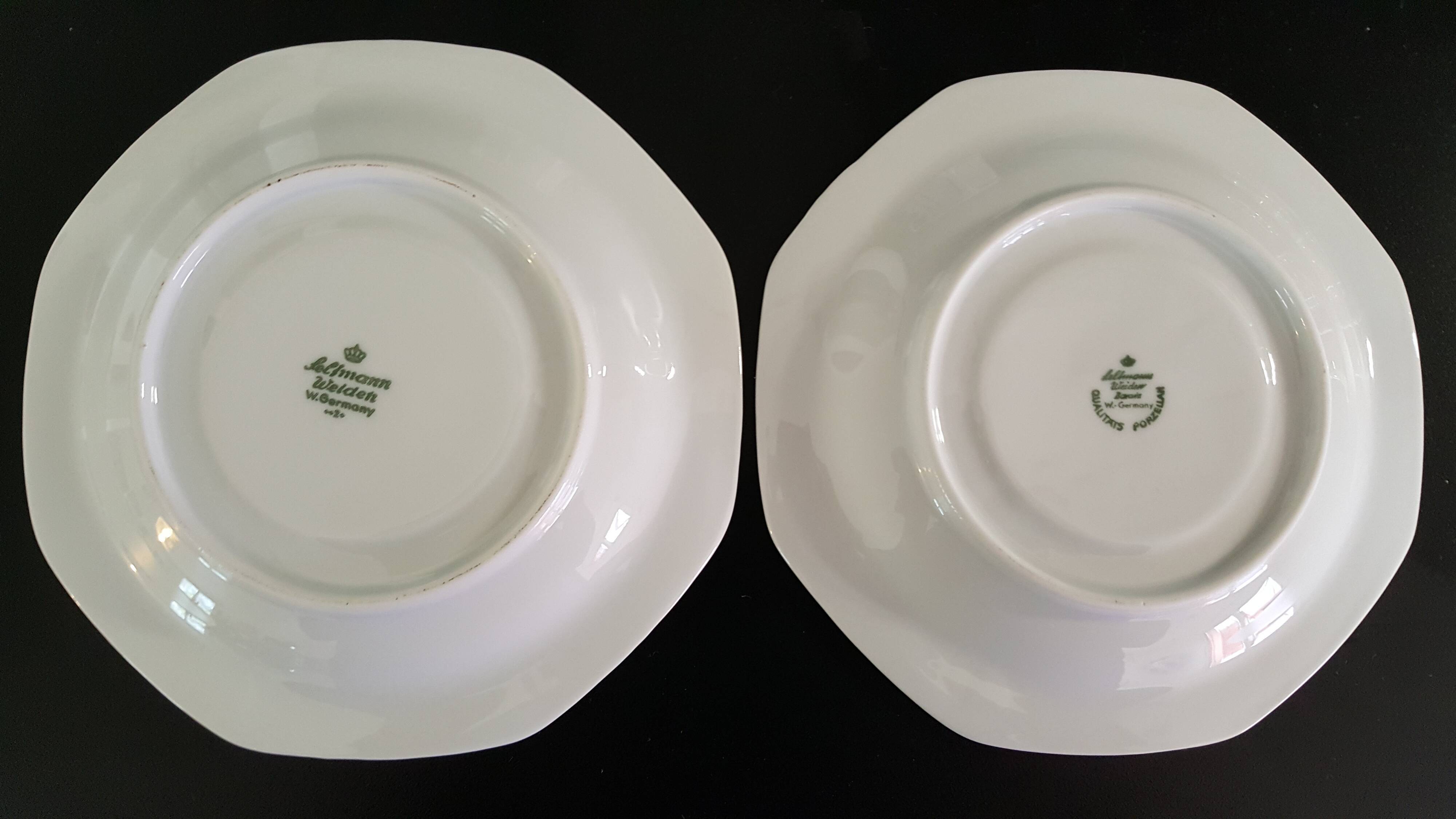1 tasse et 2 sous tasses seltmann weiden bavaria w germany