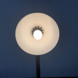Vintage white and black metal desk lamp