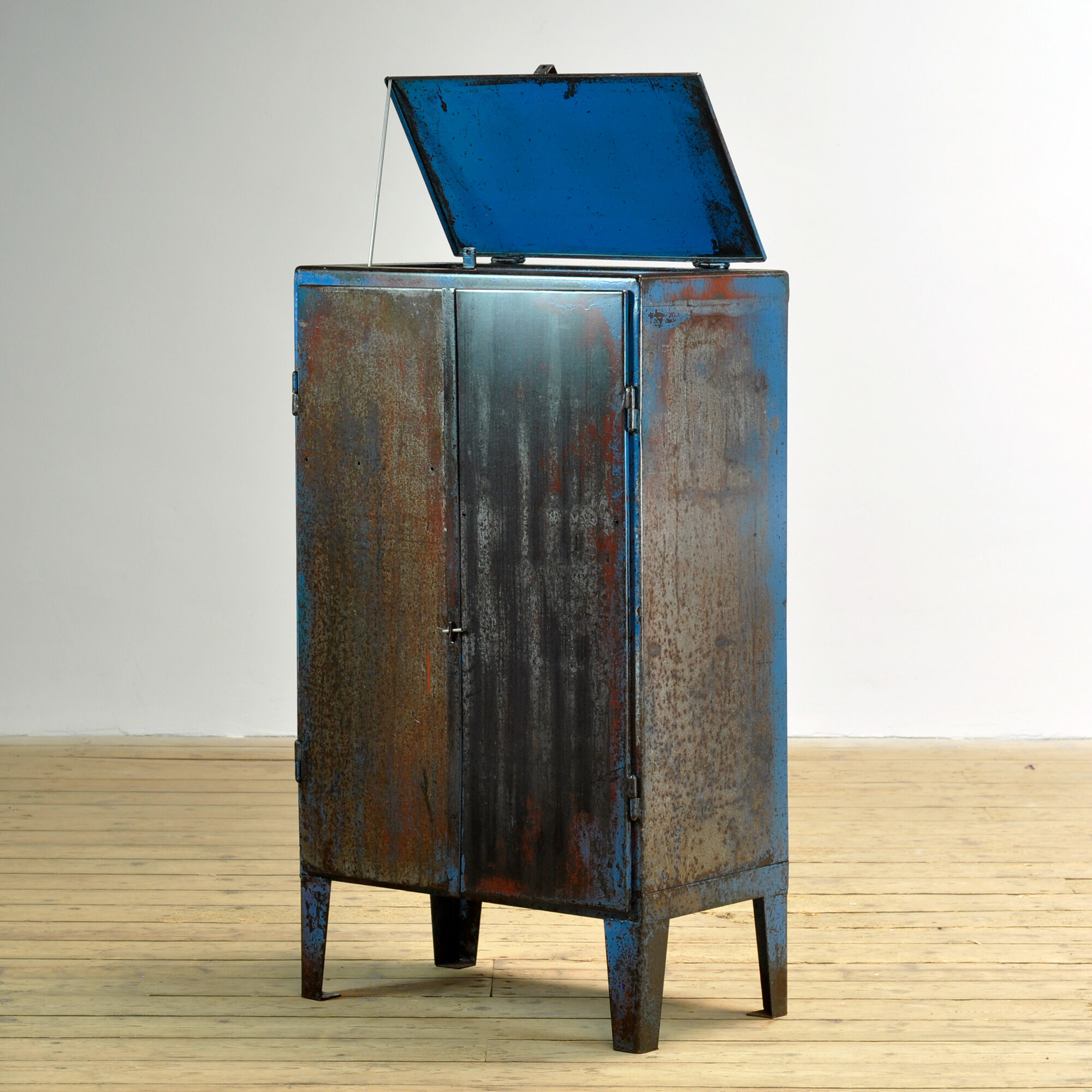Iron industrial cabinet, 1970s